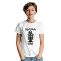 woman real chicks ride motorcycle T-Shirt white